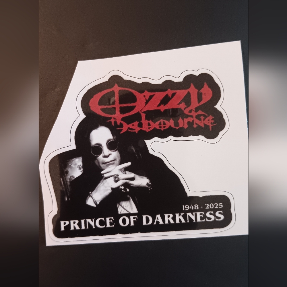 2 Ozzy Vinyl Stickers (NEW)